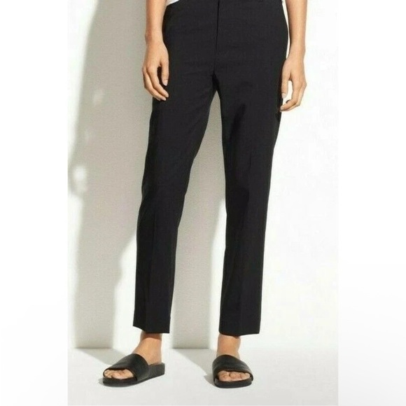 Vince. Women Black Tapered Leg Stove Pipe Stretch Knit Pants Size 6 #V077921498 - Picture 1 of 12